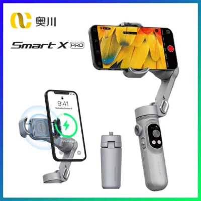 AOCHUAN Smart X Pro Gimbal Stabilizer Phone Selfie Stick for iPhone Smartphones  - Image 1 of 4