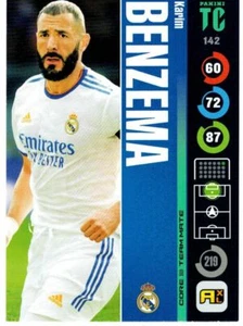 PANINI TOP CLASS ADRENALYN XL 2022 CARD N. 142 BENZEMA (TEAM MATE) REAL MADRID - Picture 1 of 2