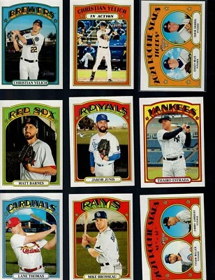 2021 TOPPS HERITAGE BASEBALL COMPLETE YOUR SET 251-500 Buy MORE SAVE MORE - Image 1 of 4