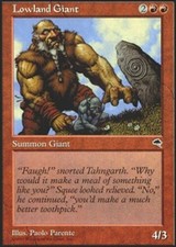 Lowland Giant X4 (Tempest) MTG (NM) *CCGHouse* Magic