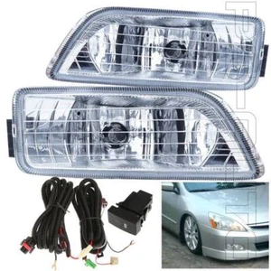 Fit 06 07 Honda Accord 4DR JDM Style Clear Lens Front Bumper Fog Light Assembly - Foto 1 di 5