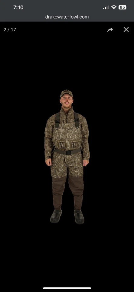 Nuevo Drake Waterfowl Vanguard Elite Waders 13 XL Foto 1 de 4