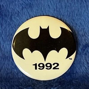 "Pinback botón promocional de cine Batman Returns 2,25"" Warner Brothers 1992 de colección" - Imagen 1 de 4