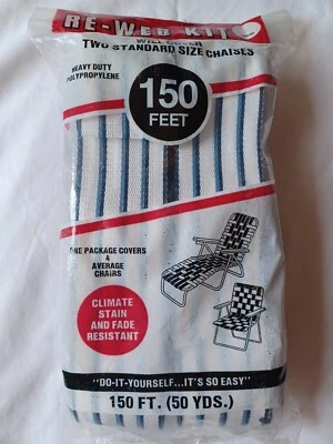 ¡Nuevo! Kit de correas re-web Wellinton silla de césped de colección ¡150 pies! Sillas de recuperación x 2 1/4 Foto 1 de 4