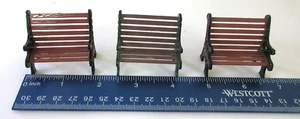 BROWN METAL BENCH 2" TALL no box - Picture 1 of 3