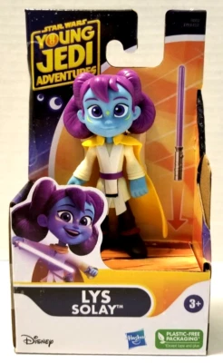 Boneco de ação Hasbro Star Wars Young Jedi Adventures Lys Solay 4" - Imagem 1 de 3