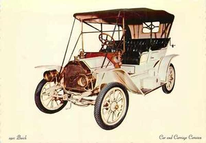 AK Continental 1910 Buick Modell 10 Tourenwagen und Kutsche unbespielt - Bild 1 von 2