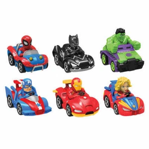 Marvel Super Hero Adventure 6 Stück Fahrzeug Set - Bild 1 von 2