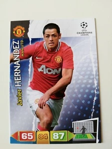 Panini Trading Card.UEFA Champions League.2011/12.Man Utd.JAVIER HERNANDEZ. - Picture 1 of 2