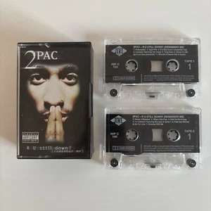 2PAC - R U STILL DOWN? (REMEMBER ME?) - RARE EU ISSUE DOUBLE CASSETTE TAPE - Foto 1 di 10
