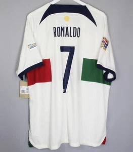 PORTUGAL NATIONAL TEAM 2022 AWAY FOOTBALL SHIRT JERSEY #7 RONALDO SIZE XXL NIKE - Picture 1 of 9