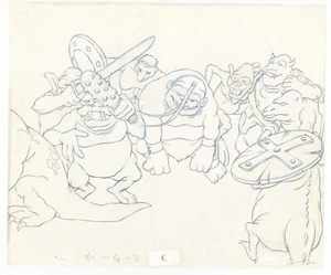 MAGOS: DIBUJOS ORIGINALES DE PRODUCCIÓN DE ANIMACIÓN (con autógrafo gratis) - Imagen 1 de 1