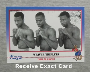 Weaver Triplets 1991 Kayo Cards Card #183 _ EXACT CARD - Picture 1 of 2