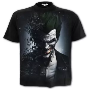 Spiral Direct Joker Arkham Origins Black Mens T-Shirt - Picture 1 of 11