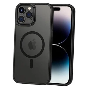 Magnetic Case for iPhone 14 Pro Max 6.7 inch-Compatible with Matte Black - Picture 1 of 7