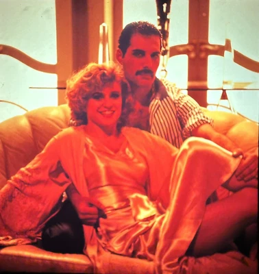 Queen Freddie Mercury Photo Medium Format Transparency 1980 - Image 1 of 4