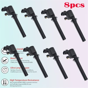 8x Ignition Coils 6G33-12A366-CA for Aston Martin Vantage Vanquish DB9 AS1V08 - Picture 1 of 11