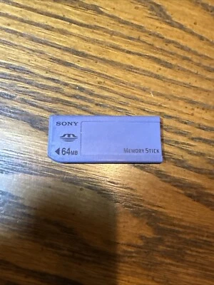 Sony Memory Stick 64MB MSA-64A Memory Card Stick - Image 1 of 4