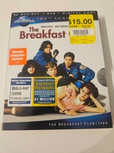 NEW The Breakfast Club Blu Ray + DVD + Digital - Remastered for HDTV - Picture 1 of 1