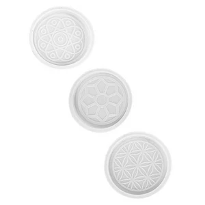3pcs selbst gießen Tisch Untersetzer Silikon Formen Diy Aschenbecher - Picture 1 of 12