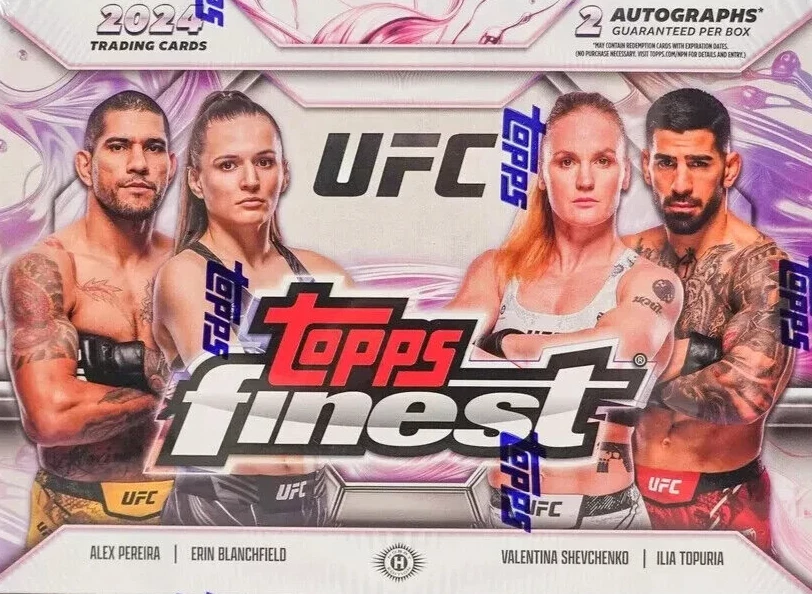 2024 Topps Finest UFC Factory Sealed Hobby Box - Image 1 of 1