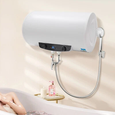 Calentador de agua eléctrico calentador hogar baño ducha tanque de 30 galones Foto 1 de 4