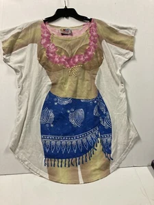 Fun2Wear Beach Sleeping one Size Fits All Hawaiian Shirt women’s - Picture 1 of 9