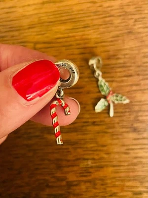 Pandora charm zuckerstange weihnachten candy original - Bild 1 von 2