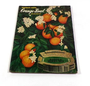 1952 Baylor vs Georgia Tech Orange Bowl College Football Program 1-1-52 DA069624 - Picture 1 of 2