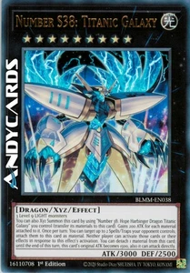NUMBER S38: TITANIC GALAXY (Numero Titanico Galattico) Ultra R BLMM EN038 • 1Ed - Foto 1 di 1