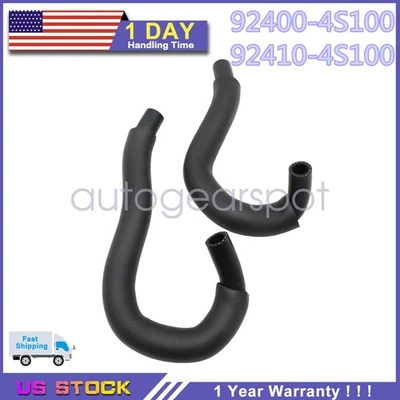 Kit de manguera de calefacción negra para Nissan Frontier Xterra 2000-2004 3,3 L 2,4 L 2 piezas Foto 1 de 4