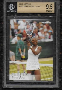 2003 Netpro SERENA WILLIAMS Tennis ATP Tour BGS 9.5 GEM MT SP Rookie RC #100 - Picture 1 of 2