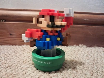 Super Mario Bros 30th Anniversary 8-Bit Amiibo Figure, Modern Colours Variant - Image 1 of 4