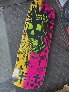 Punk Stix Skateboard Deck Vision Spoof - Picture 1 of 5