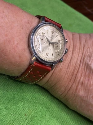 Reloj cronógrafo Sheffield 17 Jewel Incabloc vintage años 60 funcionando muy bien 37 mm Foto 1 de 4