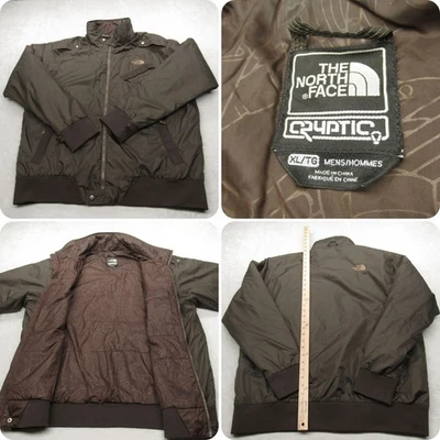 Куртка мужская The North Face Cryptic размер XL коричневая утепленная водонепроницаемая на молнии - Изображение 1 из 4
