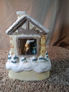 Vintage 1989 House of Lloyd "Santa's Workshop" Rotating Music Box "Jingle Bells" - Picture 1 of 11