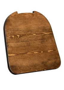 Tolix Stuhlsitz aus dunklem Holz - stilvolles Design von Chivari - Bild 1 von 10
