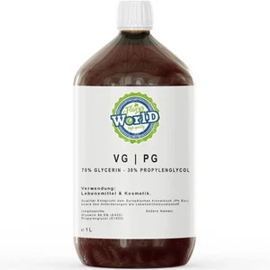 Basis 1 Liter Glycerin 70% - Propylenglykol 30% VG/PG 1000ml Base1L - Bild 1 von 1