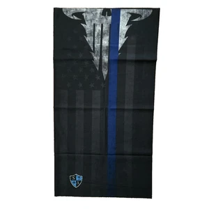 Salt Armour Co Blackout Delgado Línea Azul Máscara Policial Polaina Protector Facial SA Co - Imagen 1 de 7