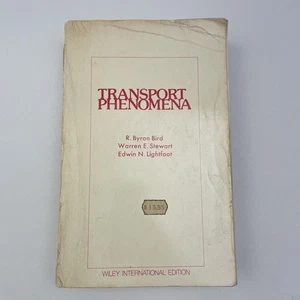 Transport Phenomena by Bird, Stewart, Lightfoot - Vintage 1960 Paperback Book - Bild 1 von 16
