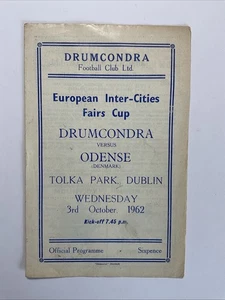 Drumcondra v Odense; Fairs Cup, 3rd October 1962 - Picture 1 of 3
