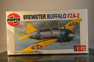 Airfix Brewster Buffalo F2A-2 Modellflugzeug Bausatz im Maßstab 1:72 Neu Versiegelt - Bild 1 von 9