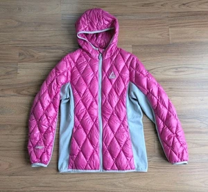 Gerry Daunen gefütterte Jacke mit Kapuze Kinder Mädchen Jugend Große 14-16 rosa Wintermantel B9 - Bild 1 von 15