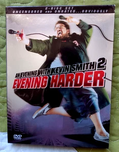 AN EVENING WITH KEVIN SMITH 2- EVENING HARDER (DVD, 2 DISC) REGION-1, LIKE NEW - Picture 1 of 4