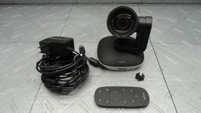 Logitech PTZ Pro2 V-U0035 1080P Conference Camera 860-000529+Power Supply+Remote - Image 1 of 4