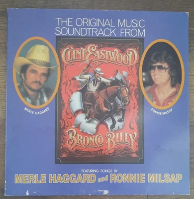 1980 Bronco Billy Soundtrack Record 12" LP 33 RPM Elektra 5E-512 Merle Haggard - Image 1 of 4