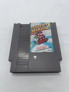 NINTENDO NES Super Mario Bros 2 Video Game Cartridge Tested Works Vintage 1988 - Picture 1 of 7