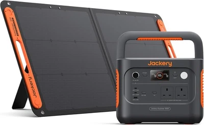 Jackery Solar Generator 1000 v2 with 100W Solar Panel 1070Wh Power Station