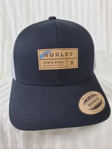 Sombrero de camionero Hurley Bristol / Gorra Snapback Negro / Malla Gris OSFA - Imagen 1 de 8